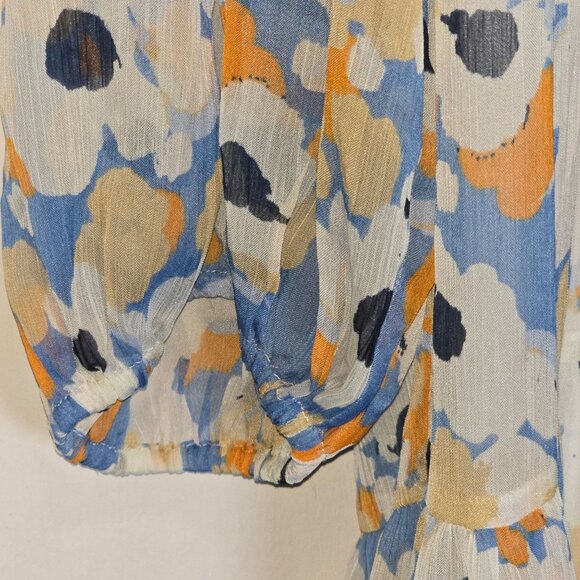 Joie Women's Floral Tiered Printed Tiered Maxi Dress, Sz XL, NWT, MSRP $268 - Picture 6 of 11